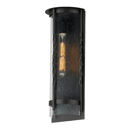 Maxim Lighting Foundry 1-Light Outdoor Wall Sconce, Black 30193CDBK